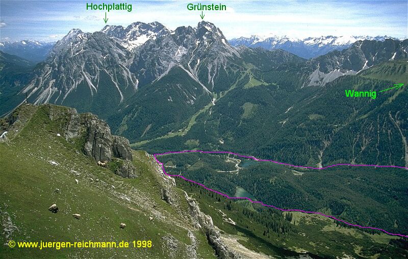 Bergsturzmasse vom Grubigstein
